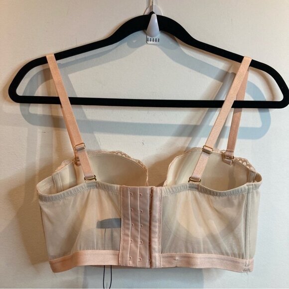 BLUSH 34D Convertible Longline Strapless Esprit Padded Underwire bra NWT - Picture 8 of 11